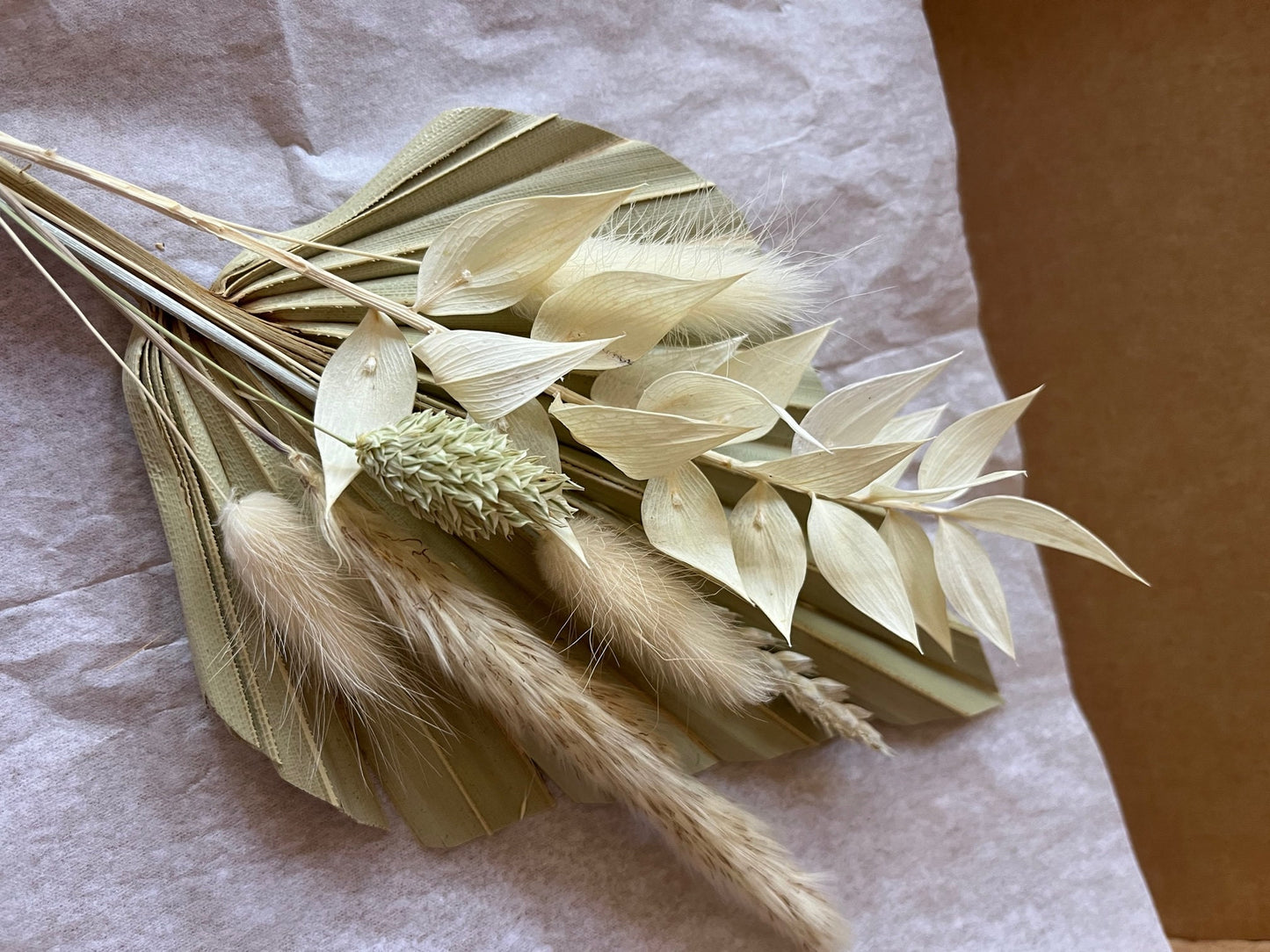 Dried Flower Birthday Cake Topper