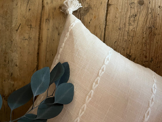 Boho Tassle Decor Cushion Cover 45cm x 45cm