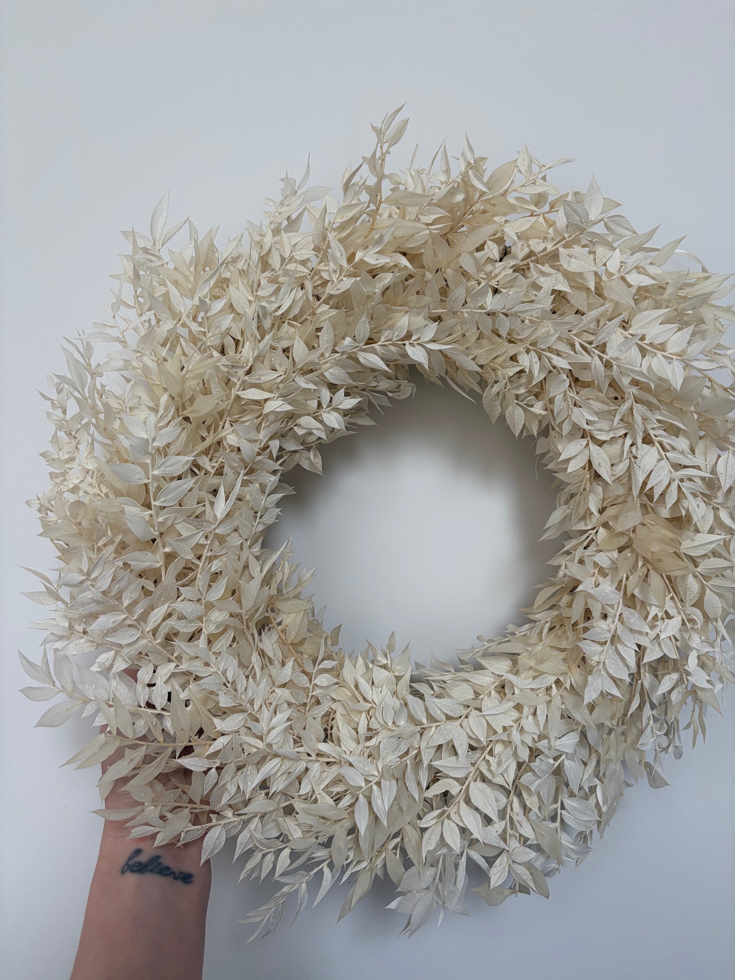 Dried Ruscus Wreath