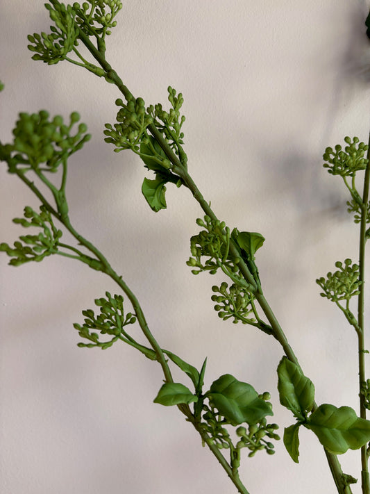 Artificial Green Berry Stem