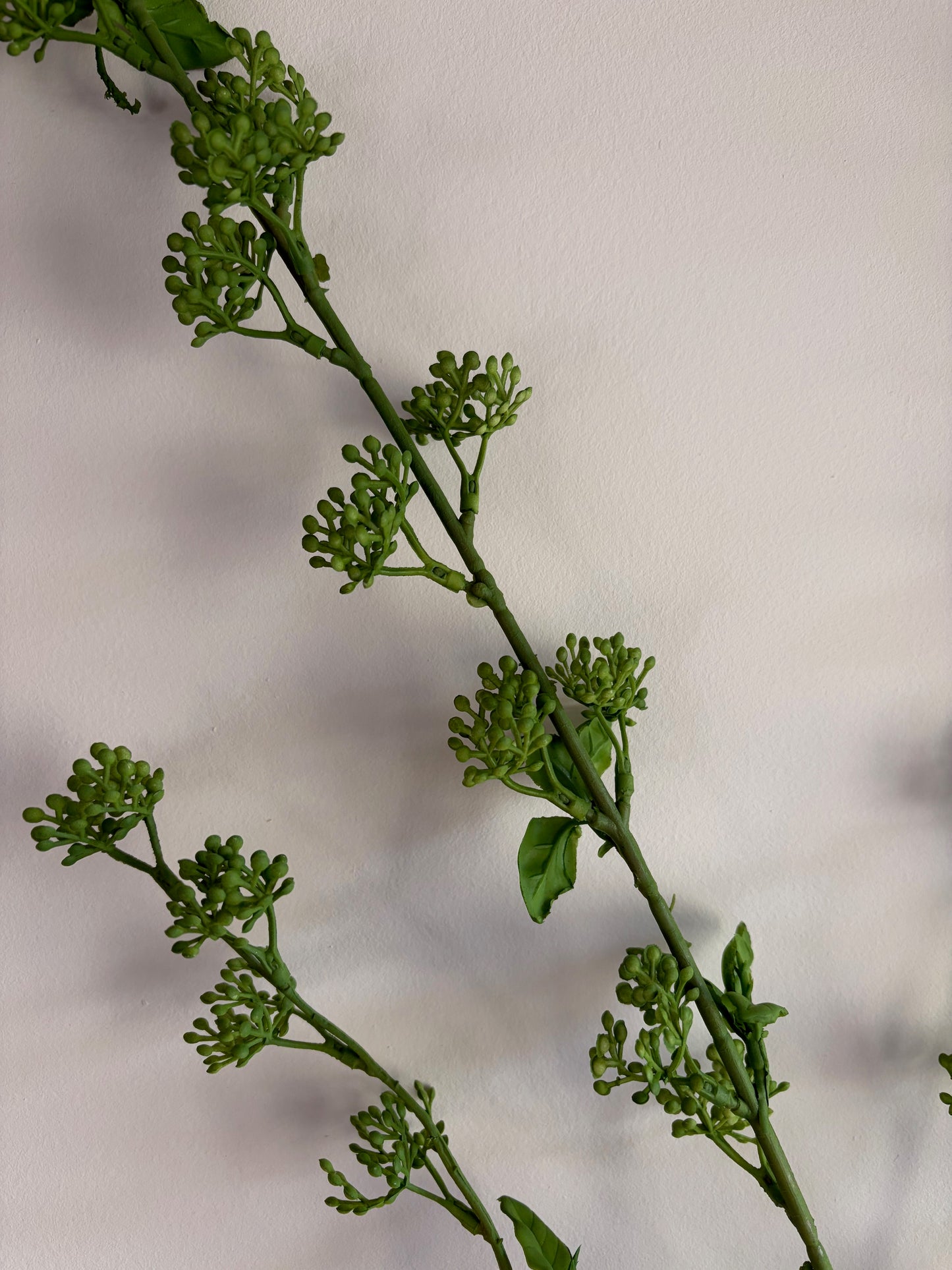 Artificial Green Berry Stem