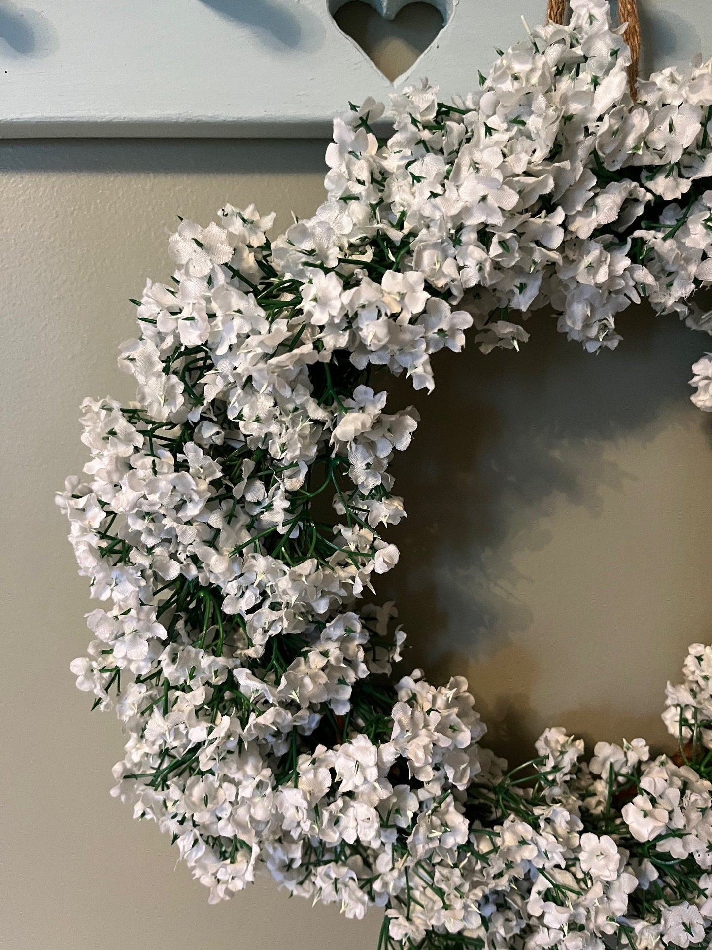 Faux/Artificial Gypsophila Wreath