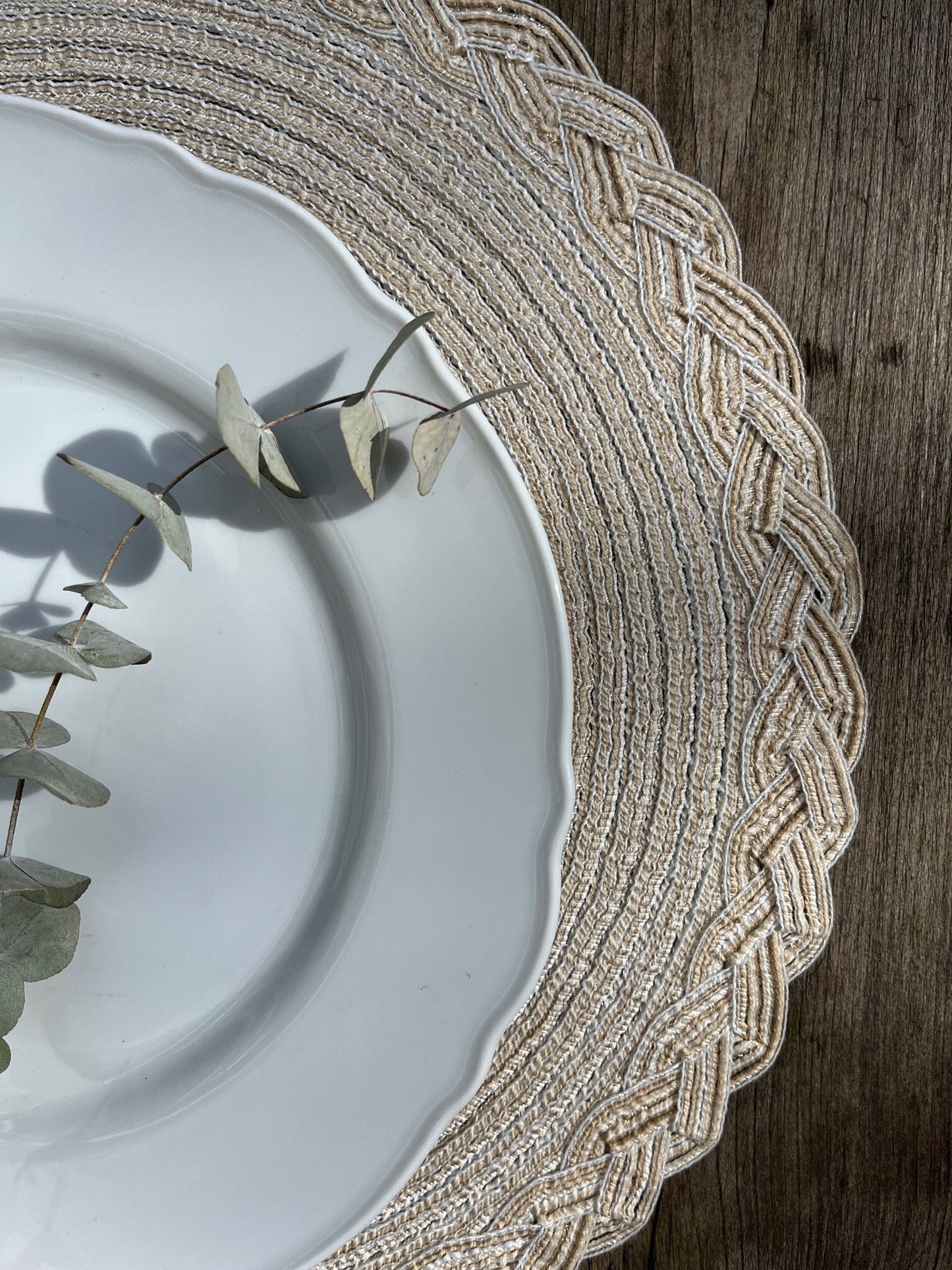 Natural Woven Table Placemat - Pack of 2