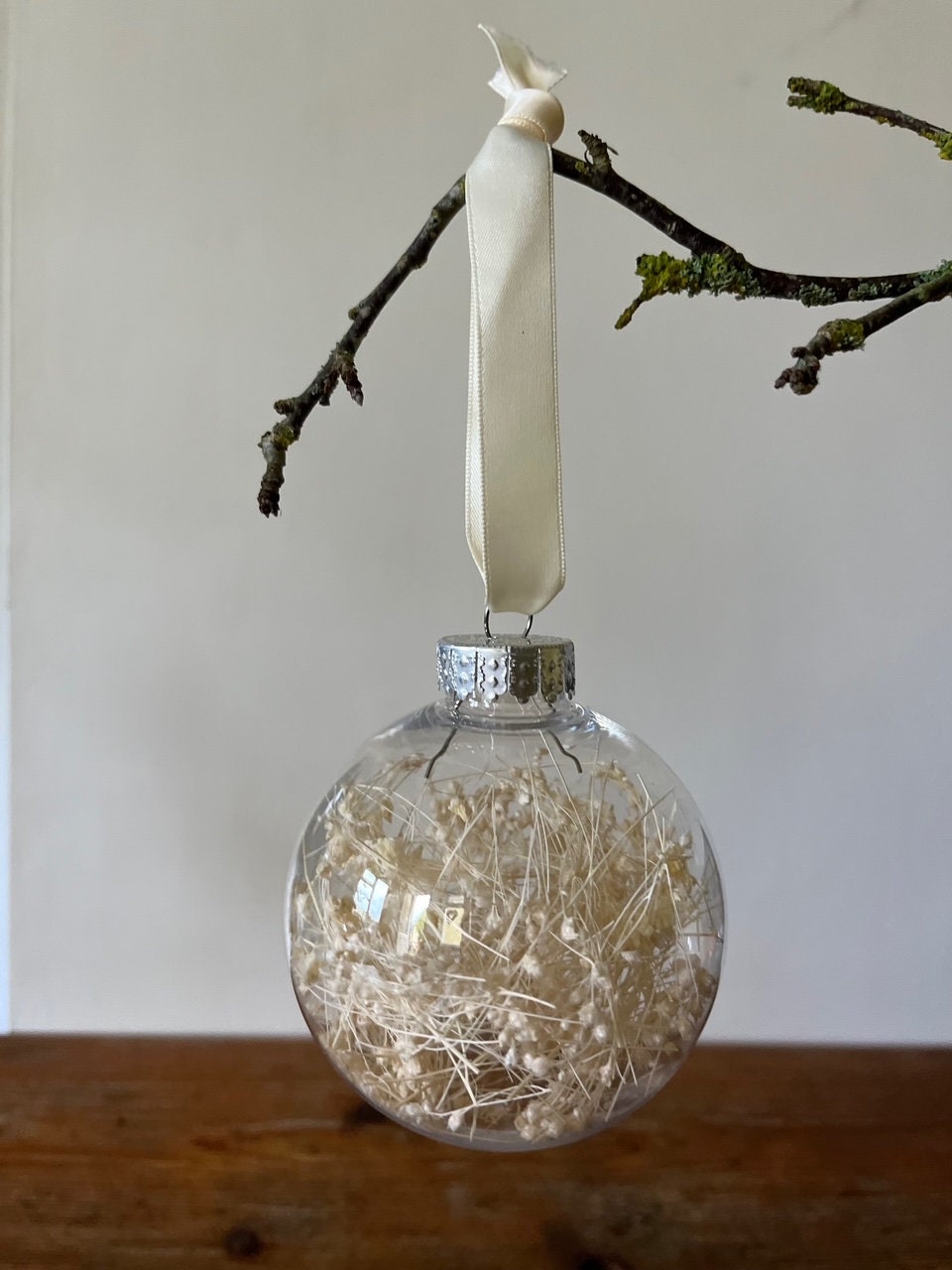 Handmade Dried Flower Bauble - Broom Bloom