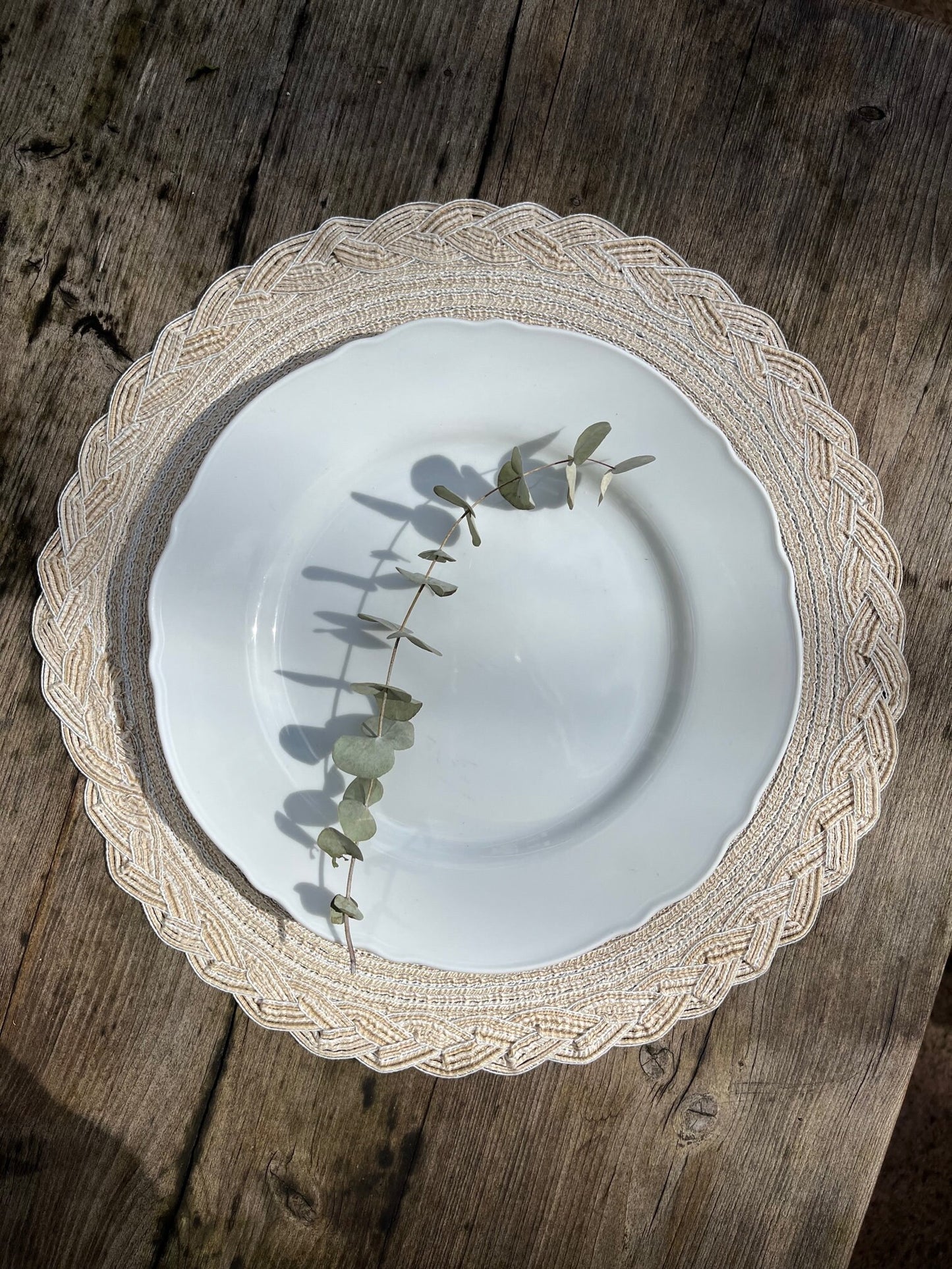 Natural Woven Table Placemat - Pack of 2