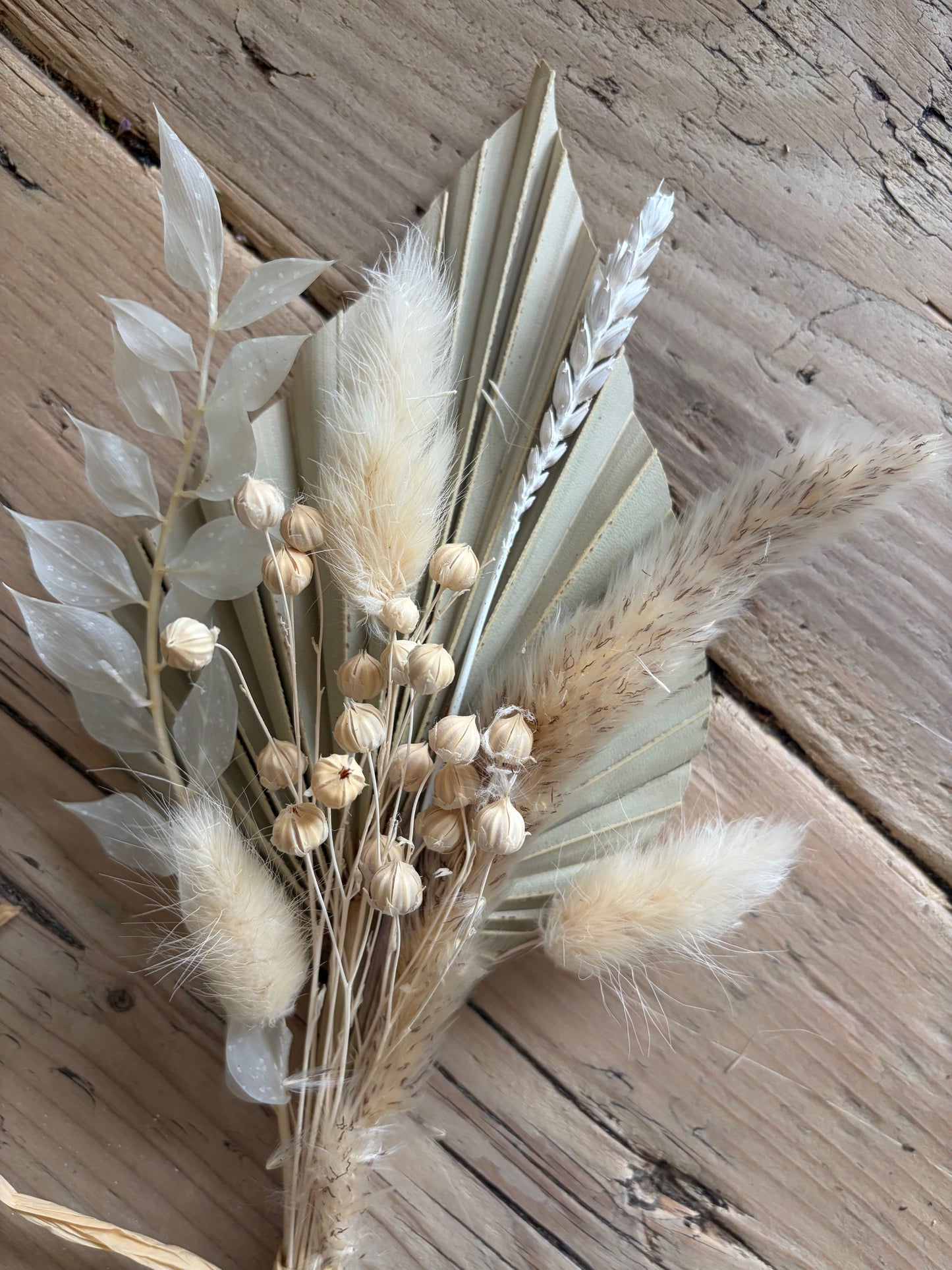Dried Flower Birthday Cake Topper
