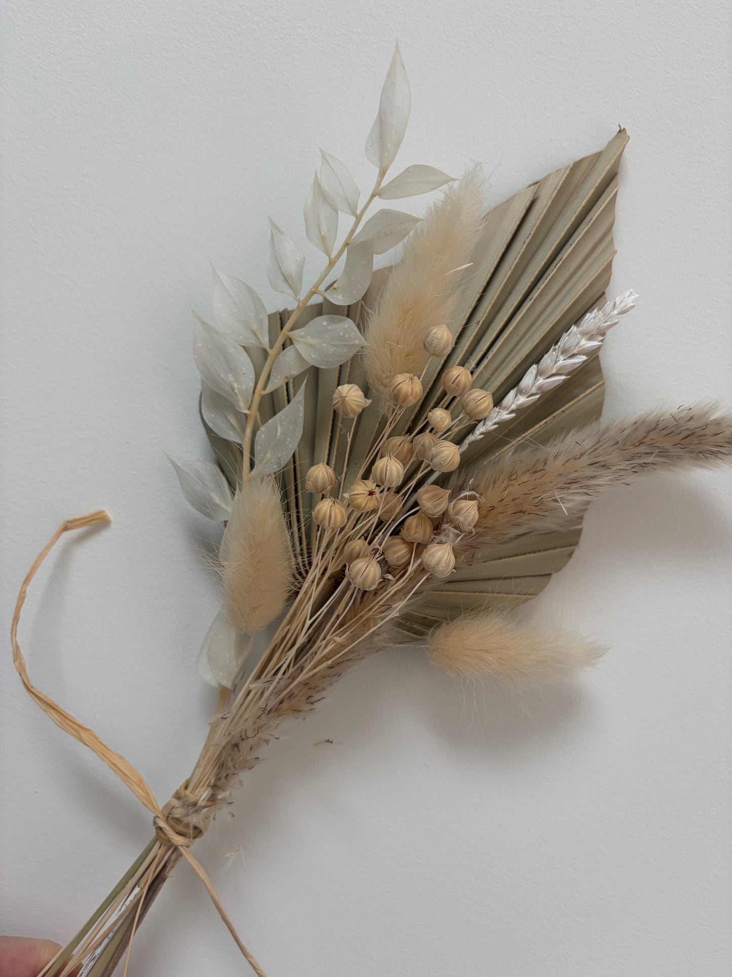 Dried Flower Birthday Cake Topper