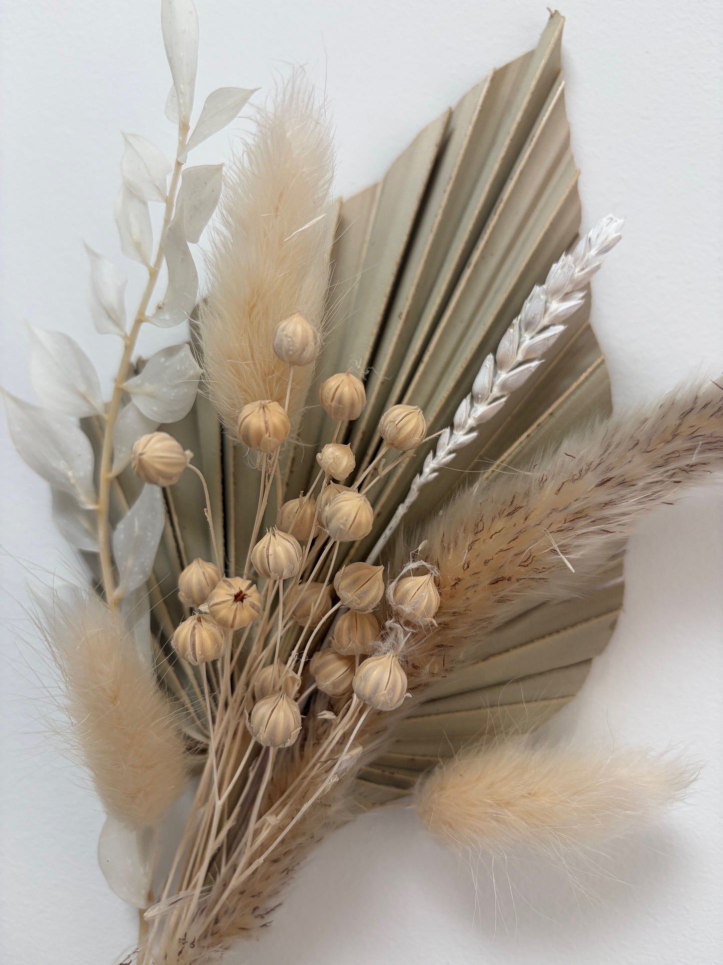 Dried Flower Birthday Cake Topper