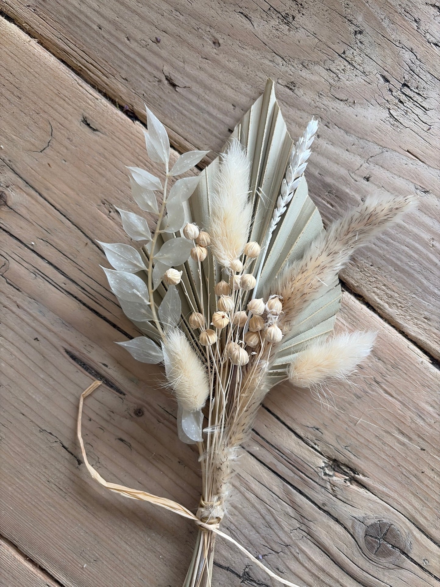 Dried Flower Birthday Cake Topper