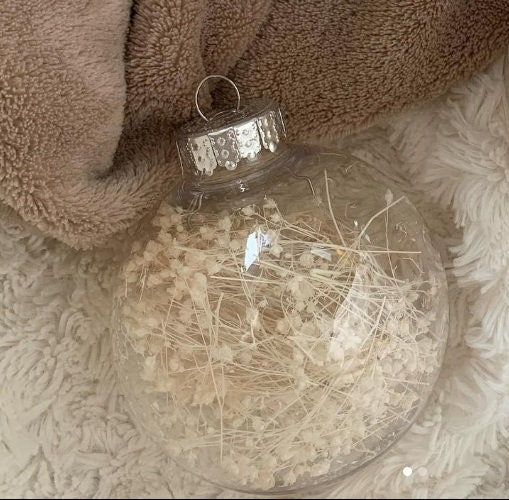 Handmade Dried Flower Bauble - Broom Bloom