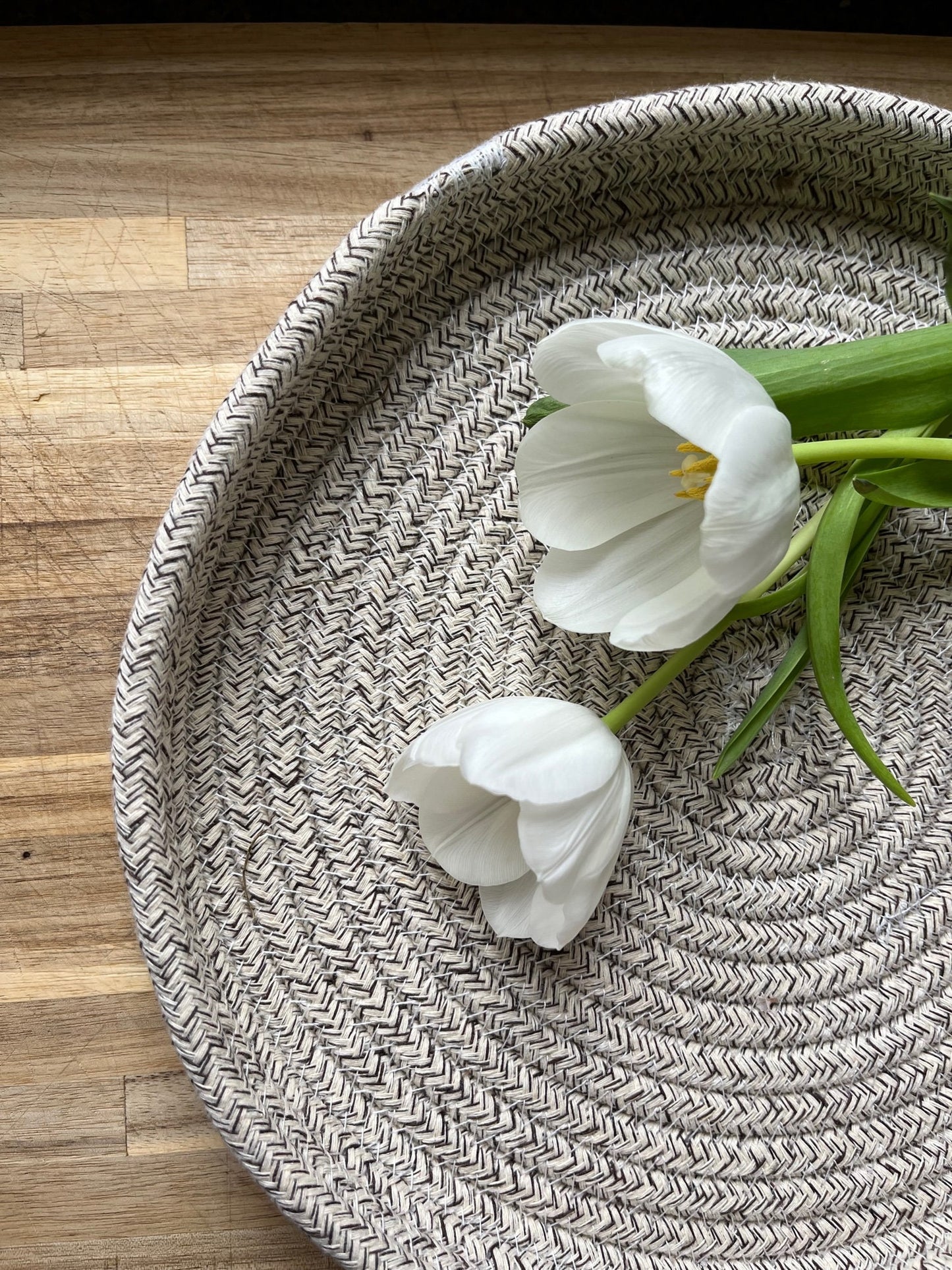 Woven Desktop Storage Tray