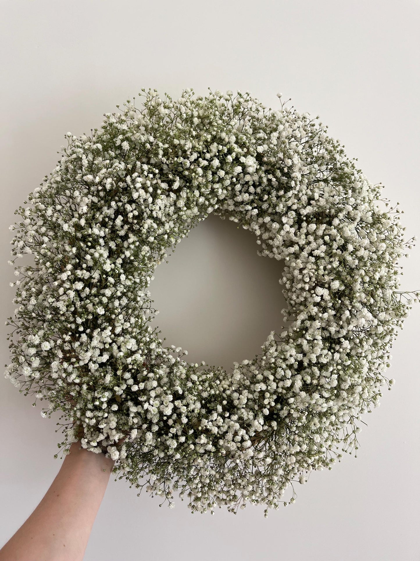 Fresh Gypsophila Wreath