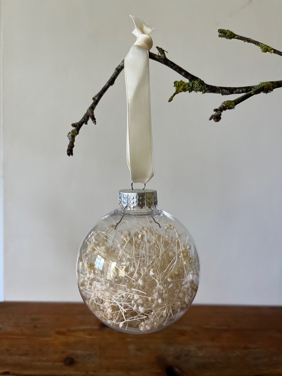 Handmade Dried Flower Bauble - Broom Bloom