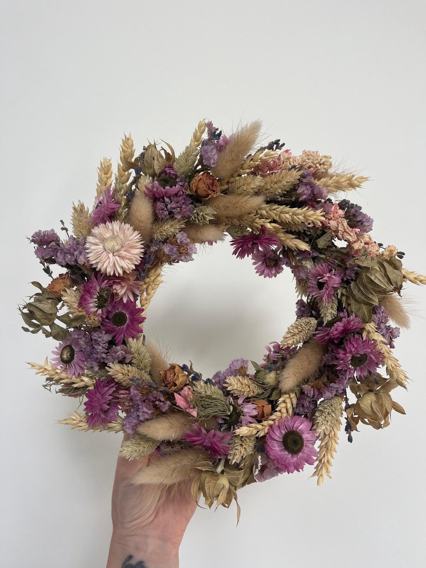Dried Wildflower Country Wreath